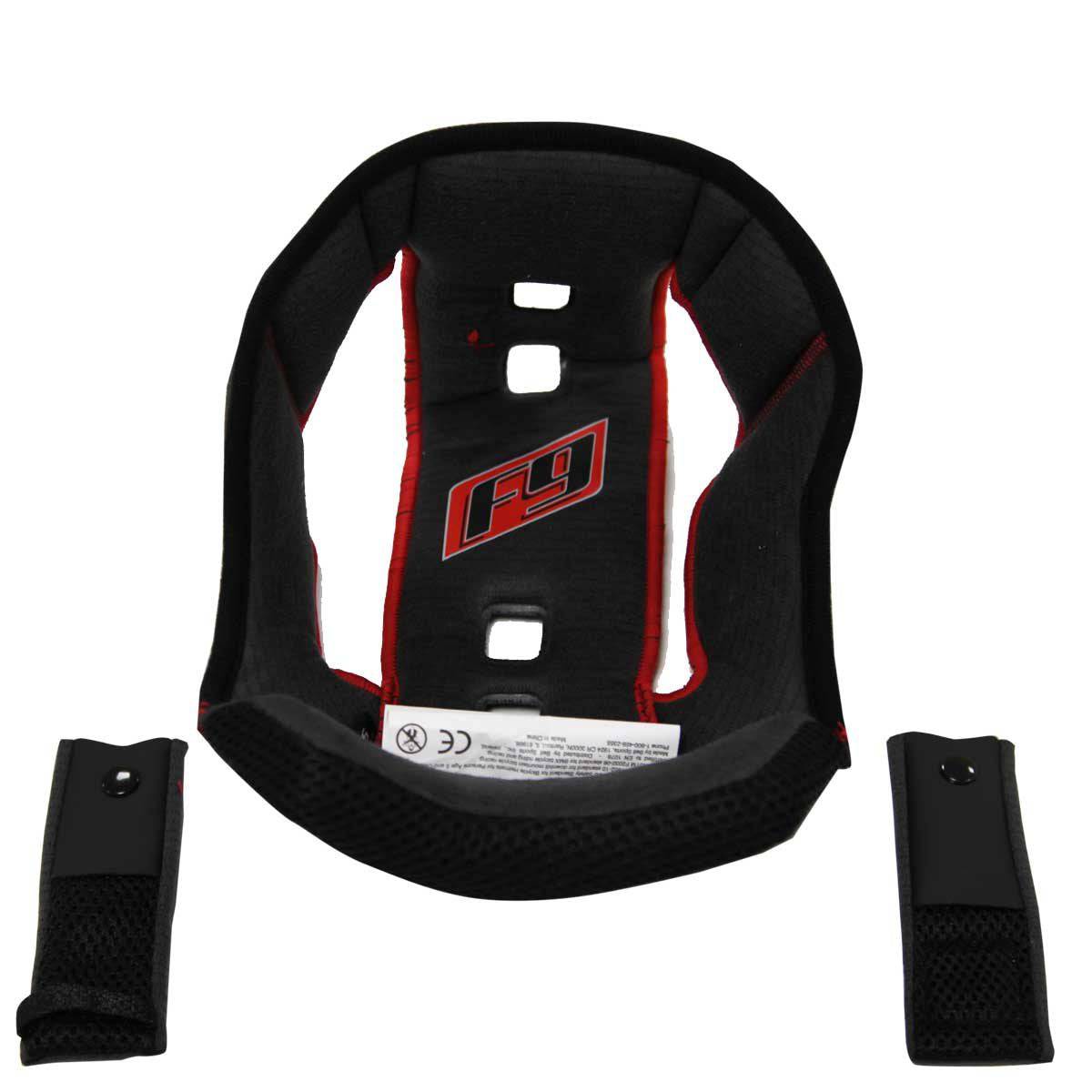 Bell Full 9 helmet comfort liner replacement showing soft padding and fabric interior for helmet fit and comfort.