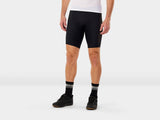 Trek Troslo Black XS unisex cycling liner shorts with dual-density pad, lightweight and comfortable for bike riding.
