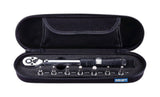 BBB BTL-73 TorqueFix 1/4 drive torque wrench with hex and Torx keys in a workshop case, measuring 2-14Nm.