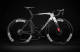 Colnago Y1Rs Disc 2025 carbon TT aero road frameset with integrated disc brakes, featuring aerodynamic design and sleek finish
