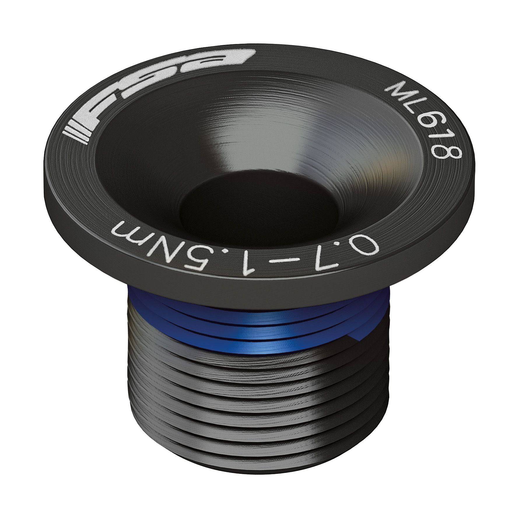 FSA crank bolt for Bafang CK-603 e-bike motor, close-up of metal replacement component for e-bike crank assembly.