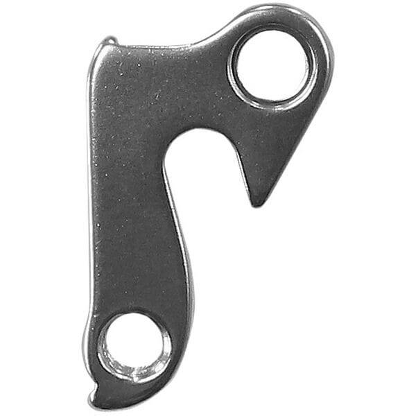 Durable M Part bike gear hanger replacement for various bike brands, shown mounted on a bike drivetrain component.