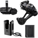 Shimano Deore XT M8250 Di2 MTB upgrade kit with SW-M8250 shifter and SGS mechanical derailleur, mountain bike components.