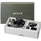 Shimano XTR M9250 Di2 MTB upgrade kit with SW-M9250 shifter, BT-DN320 battery, EC-DN100 charger, chain, and rear derailleur