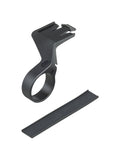 Bontrager RideTime Trip Out front mount accessory attached to 31.8mm black handlebars for bike cycling accessories.