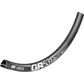 DT Swiss GR 531 DB SBWT gravel rim with Presta valve holes, tubeless-ready disc brake component for gravel biking.