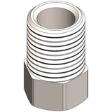 Aztec M8 x 0.75 threaded shroud pack of 8 for Shimano brake components, showing metal shrouds with threading for installation.