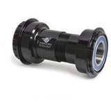 Wheels Manufacturing PF30A outboard ABEC-3 bearings for 24/22mm SRAM GXP cranksets, shown with bearings and packaging.