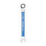 Park Tool MWR-10 10mm ratcheting metric wrench with two-way ratchet ends, ideal for workshop repair and maintenance.