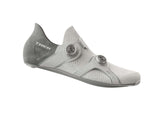 Trek RSL Knit road cycling shoes with breathable, lightweight performance design, featuring sleek black and white knit uppers.