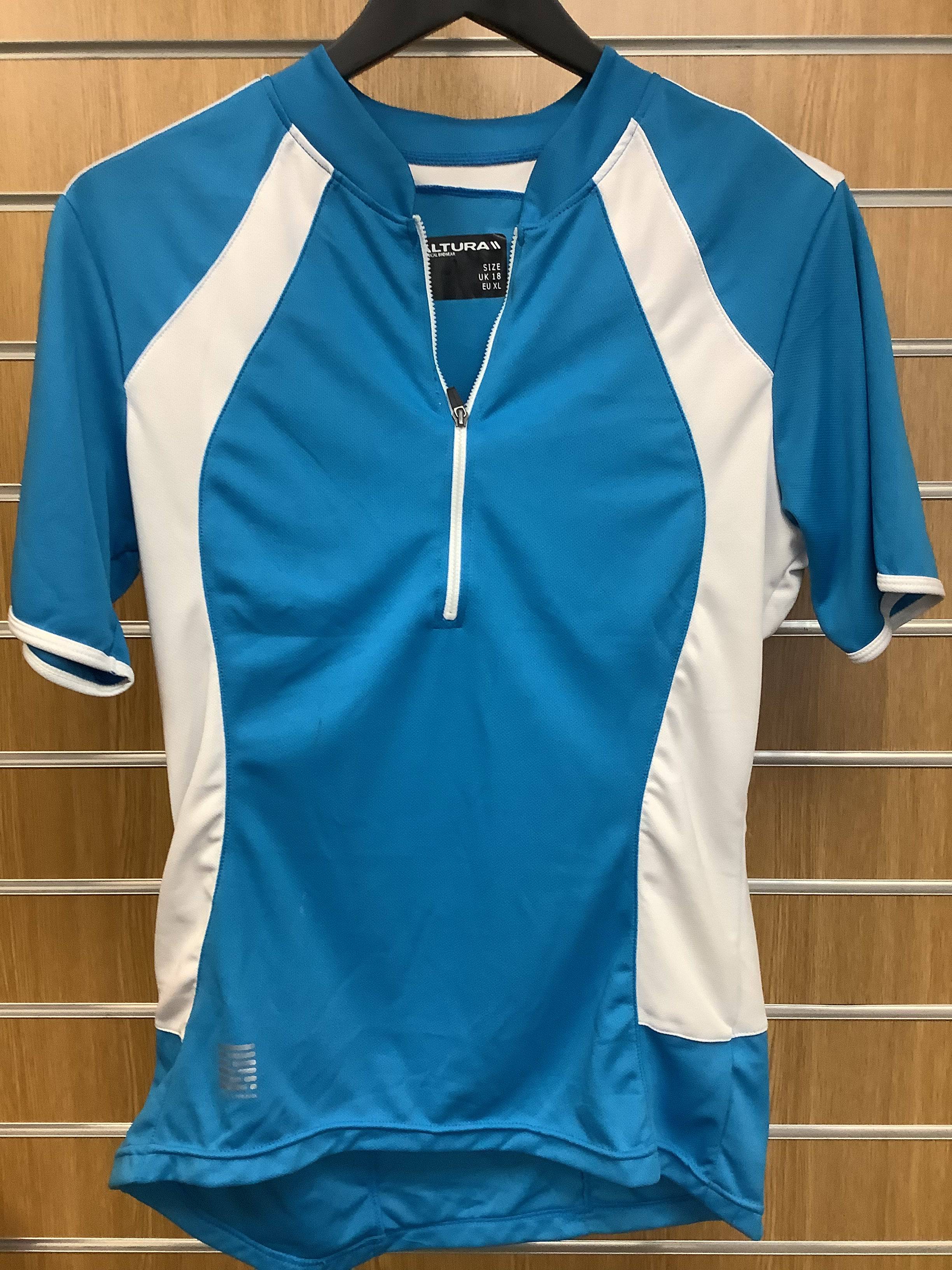 ALTURA WOMEN'S SPIRIT SHORT SLEEVE JERSEY 2016: DYNAMIC BLUE/WHITE 18 | Swinnerton Cycles