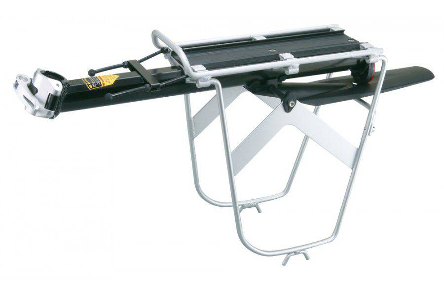 Silver Topeak MTX Dual Side Frames for bike racks, expanding luggage capacity on MTX and EX bike racks, accessories for cycling.