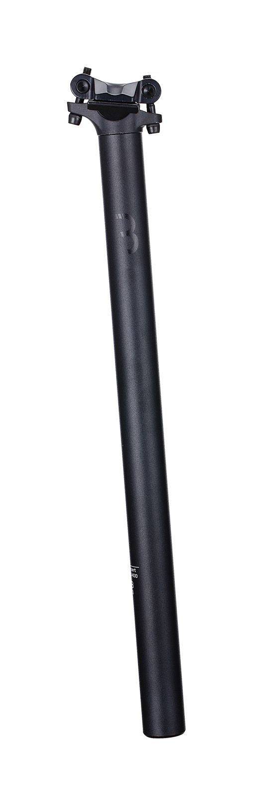BBB Skyscraper Seat Post BSP-20, adjustable dual bolt MTB, road, and e-bike seatpost with sturdy metal construction and quick release.