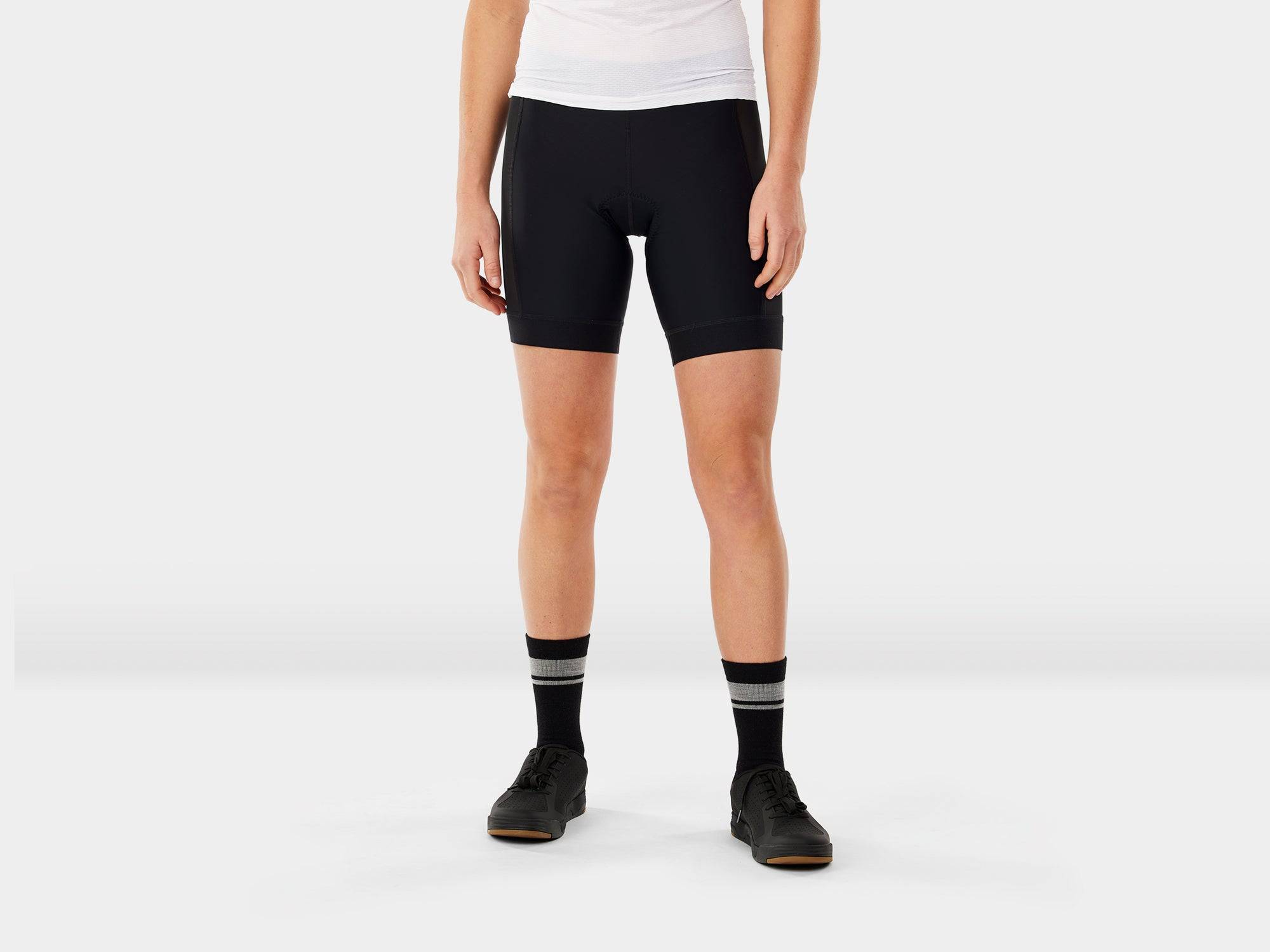 Trek Troslo women's cycling liner shorts with dual-density pad, made of stretchy, breathable fabric for comfortable riding.