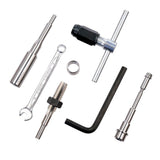 HT Components Evo/N-Evo rebuild tool for pedal maintenance, showing the compact, durable tool with precise components for bike repairs.