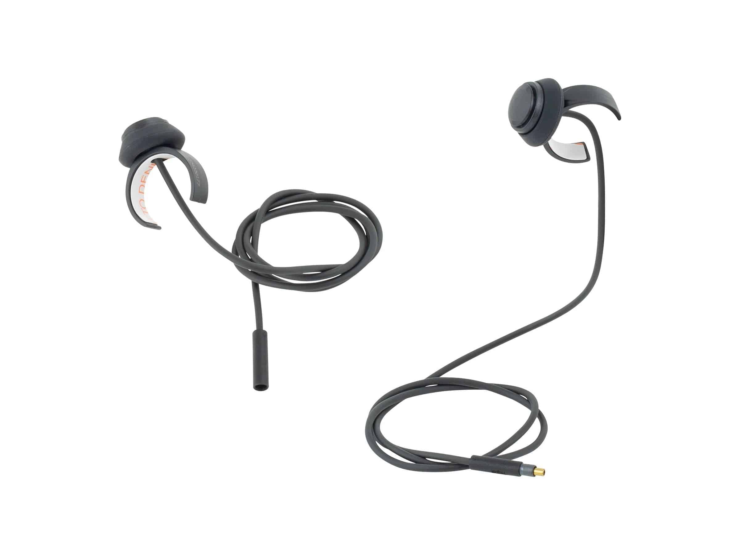 Black Trek road handlebar remote for electronic shifting, compatible with various bikes, shown installed on a road bike handlebar.