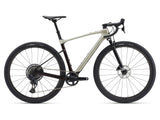 Giant Revolt X Advanced Pro 1 gravel bike with SRAM Eagle GX AXS electronic drivetrain, black frame and knobby tires.