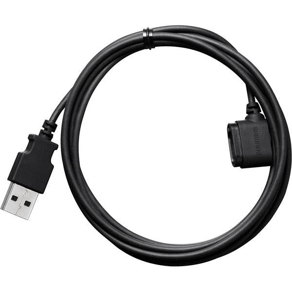 Shimano FC-R9100-P charging cable replacement for electronic cranksets, showing the cable and connectors.