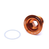 Race Face Cinch NDS M18 bolt and washer for 30mm axle cranksets, compatible with Next SL, SixC, Turbine, Atlas components