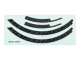 Bontrager Aeolus Elite 35 rim decal set with durable stickers for bike wheel rim customization and replacement.