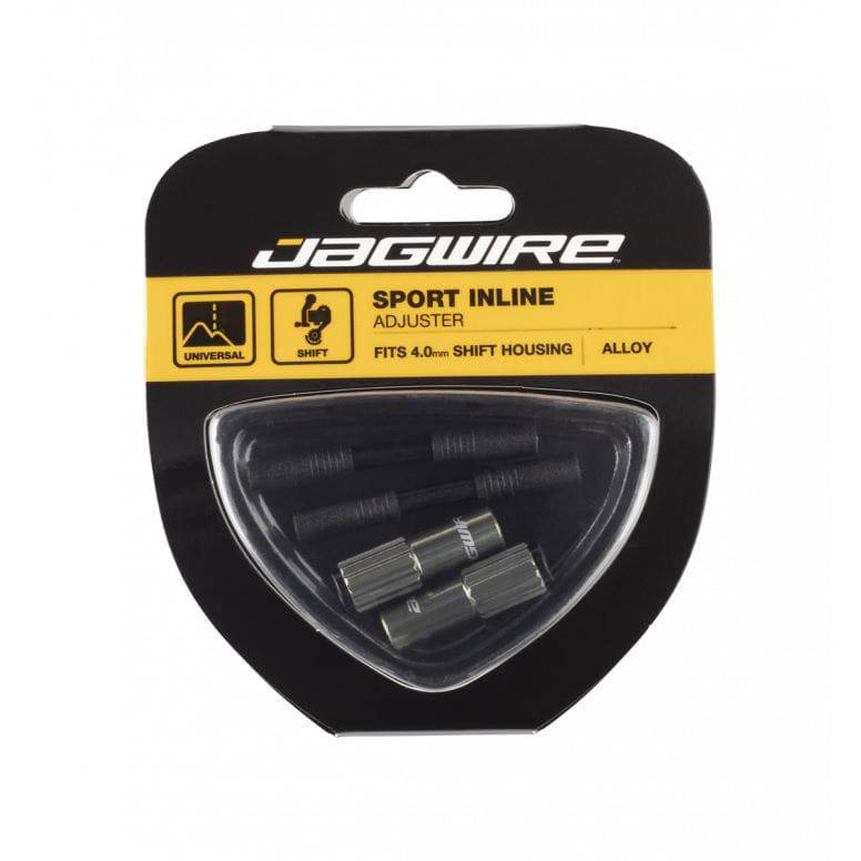 Jagwire Mini Inline Adjusters Black 2 Pack | Swinnerton Cycles