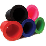 ODI Orange Longneck Drink Coozie with liner, insulated can holder, shown wrapped around a longneck bottle for cooling and grip.