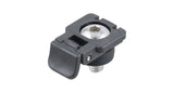 Black Trek Speed Concept tail light mount attached to a seatpost, designed for secure bike lighting installation.