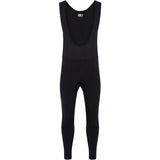 Madison men's thermal bib tights with antibacterial pad for cycling, featuring stretchy, insulated fabric for cold-weather rides.