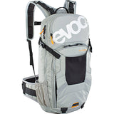EVOC FR Enduro Protector Backpack with 16L capacity and LITESHIELD back protection for biking and outdoor activities.
