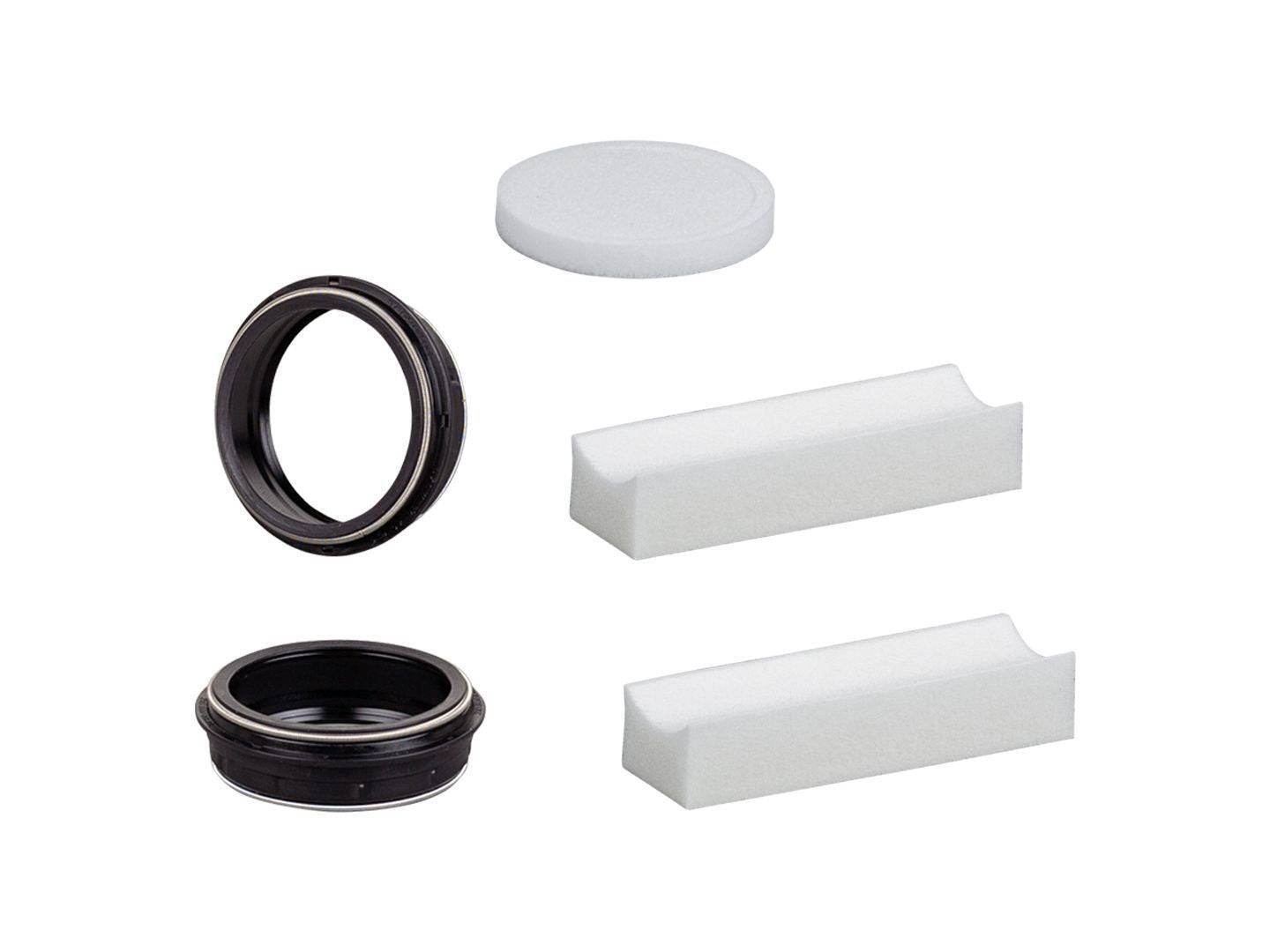 Trek Supercaliber 29 Strut Seal Kit for suspension maintenance, showing components and seals for bike suspension repair.