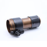Fox Shock DPX2 Float X Evol LV dual travel Kashima sleeve assembly, mountain bike suspension component, natural and detailed view