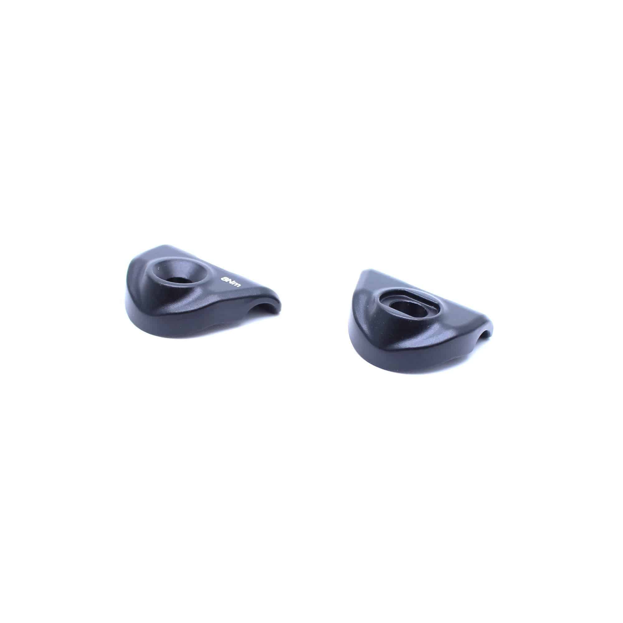 Easton seatpost rail kit for round rails, durable bike saddle accessory showing metal components on a bicycle saddle.