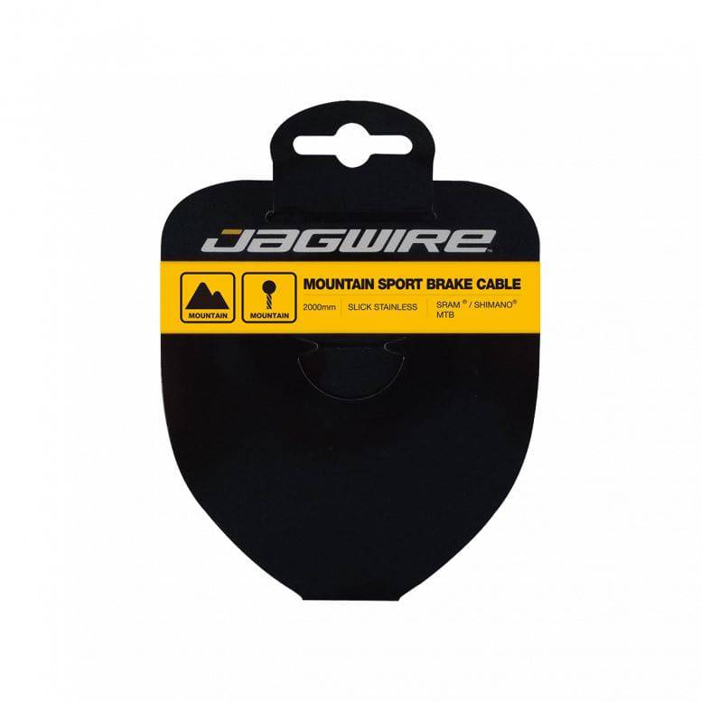 Jagwire Sport MTB Brake Cable - Slick S'less - Shim Silver 2000mm Shimano | Swinnerton Cycles