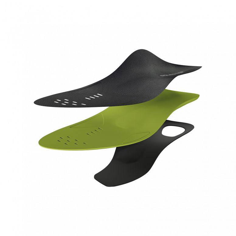 Ergon IP Pro Solestar cycling insoles showing foot support and stability features for enhanced comfort in cycling shoes.