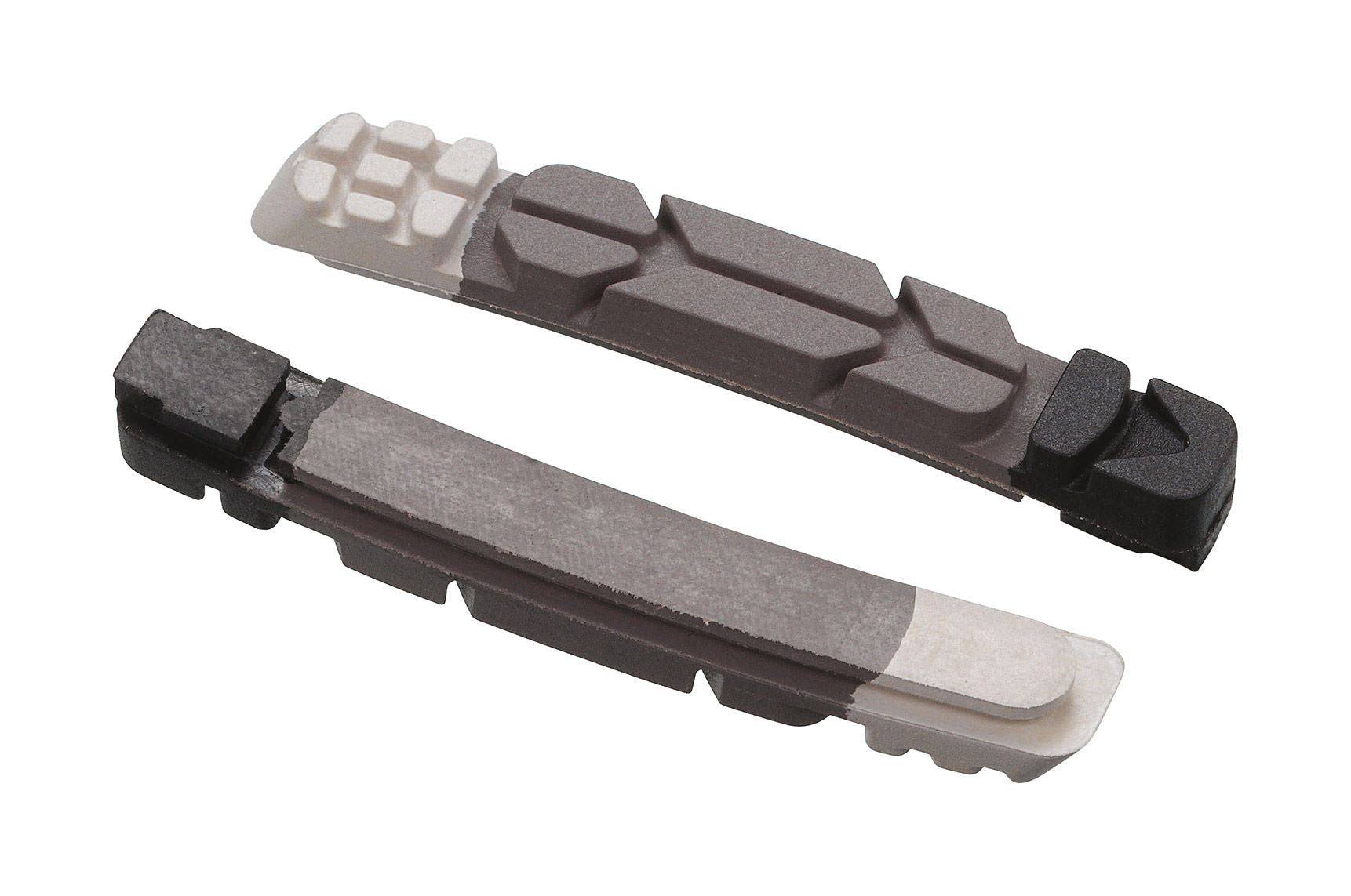 BBB BBS-15T TriStop TriColour V-Brake replacement pads, set of 2 pairs, for bike V-brakes, components by BBB.