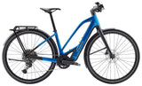 Trek FX+ 7 2025 e-Hybrid Bike with Shimano CUES U6000 electric assist, black frame, ergonomic design, and modern bike features.