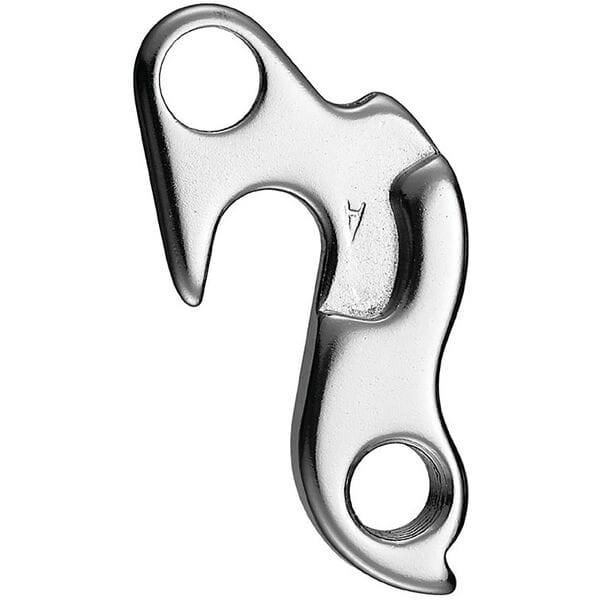Durable M Part gear hanger for bikes, compatible with various brands, shown as a replacement component in this image.