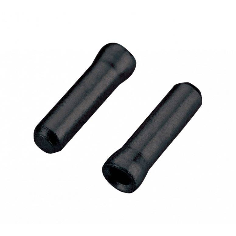 Jagwire shift cable tips and accessories for bike maintenance, showing a box of 500pcs components for gear cable replacement.