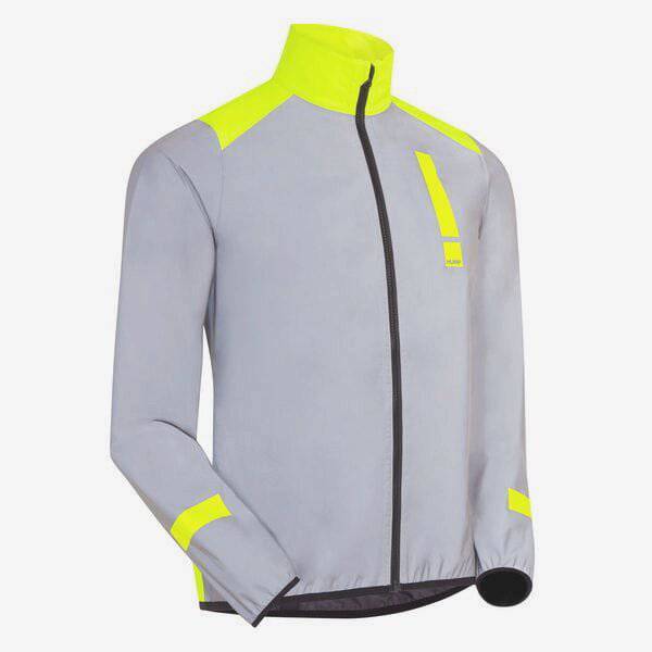 HUMP Men's Ultra Reflect waterproof cycling jacket with windproof design, packable and suitable for outdoor riding in various weather conditions.