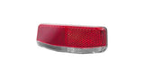 Silver Trek Diamant Solo E-bike rear light with 50mm rack mount, designed for bicycle accessories.