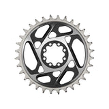 SRAM Eagle XXSL D1 2023 T-Type 8-Bolt Chainring with 3mm offset, designed for mountain bike components, mounted on a crankset.