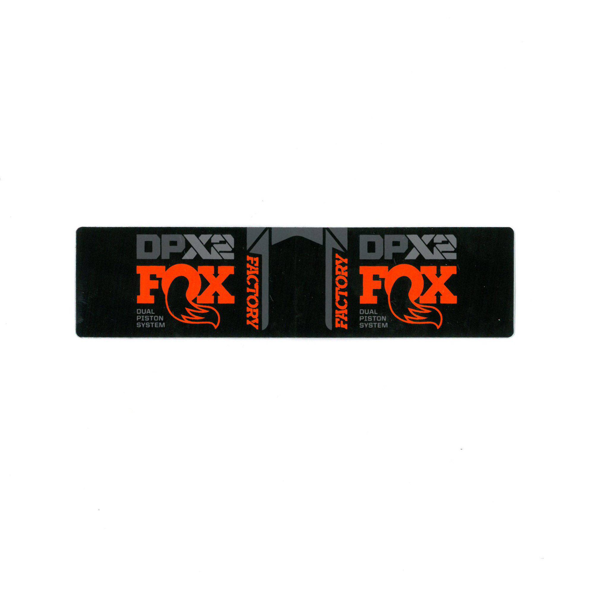 Fox Shock FLOAT DPX2 Factory EVOL rear suspension component with air sleeve decal for 7.25+ or 165-230mm travel, 2021 model