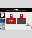 Galfer Advanced bike disc brake pads for trail, enduro, and e-MTB, showing the high-performance brake pad components.