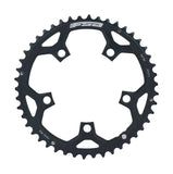 FSA Pro road bike chainring 2x11-speed black anodized CNC component with 110x46T 5-hole design