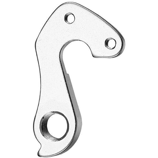 M Part gear hanger for bike frame protection and gear alignment, showing the component attached to a bicycle frame.