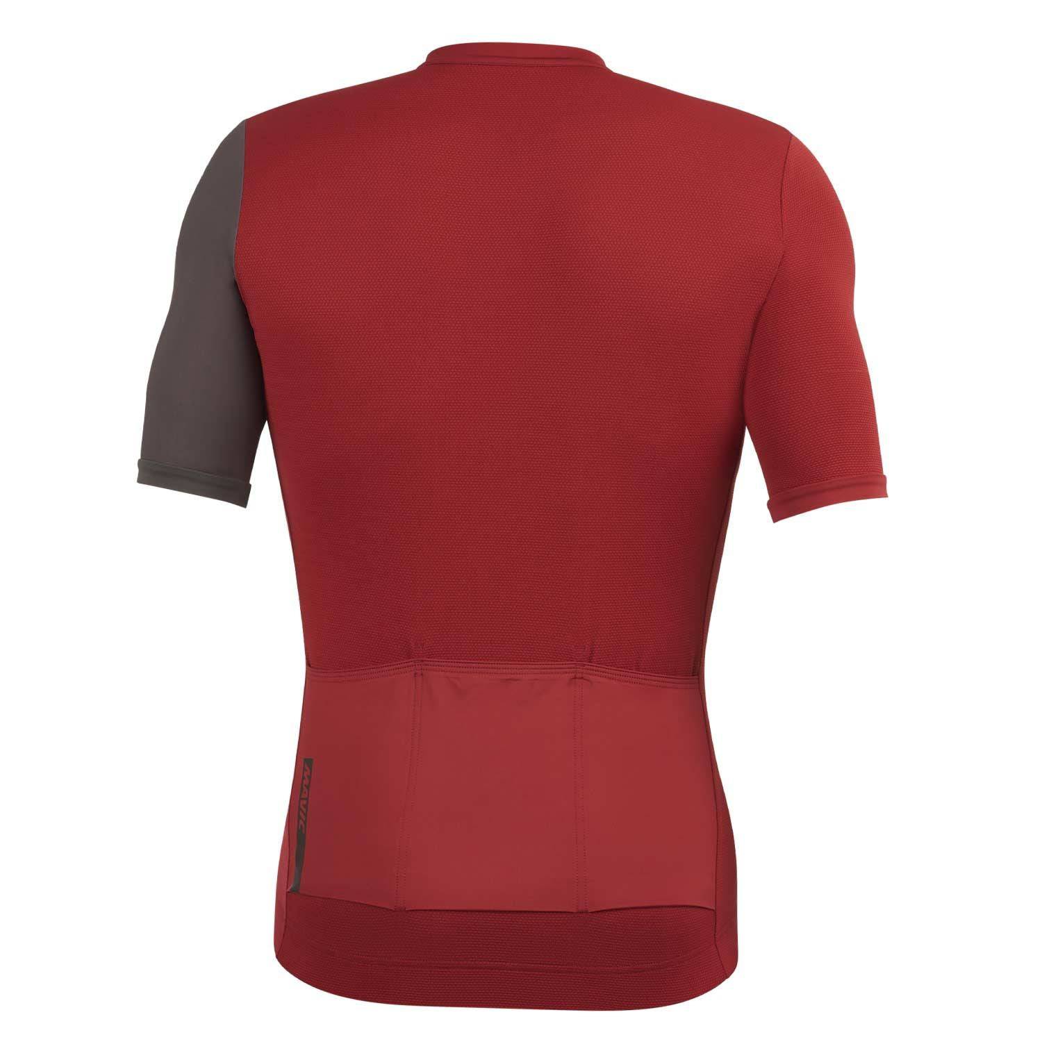 Mavic Essential women's short sleeve cycling jersey with breathable fabric, perfect for summer cycling activities.