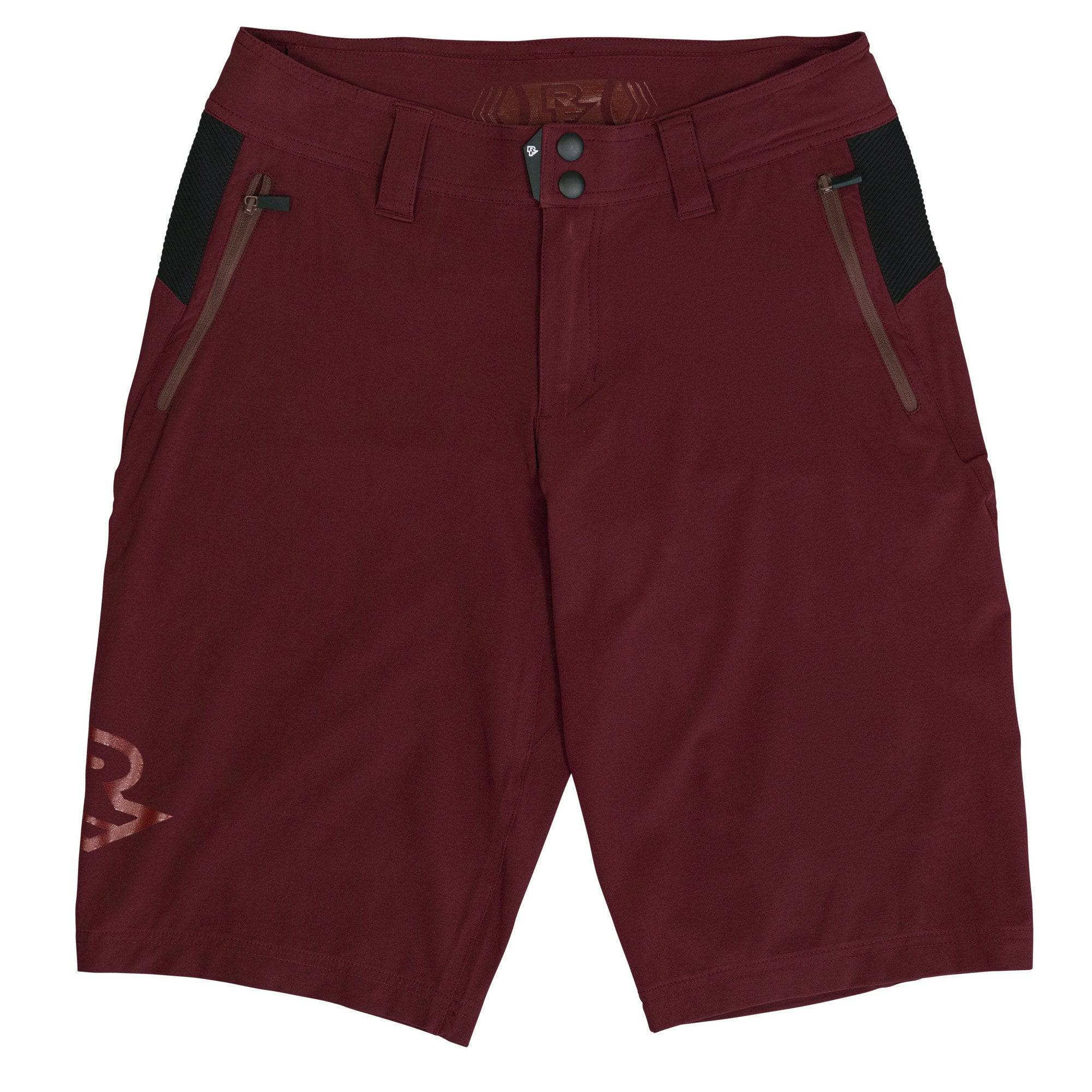 Race Face Nimby women's mountain bike shorts with adjustable waistband and pockets, designed for comfort and performance.