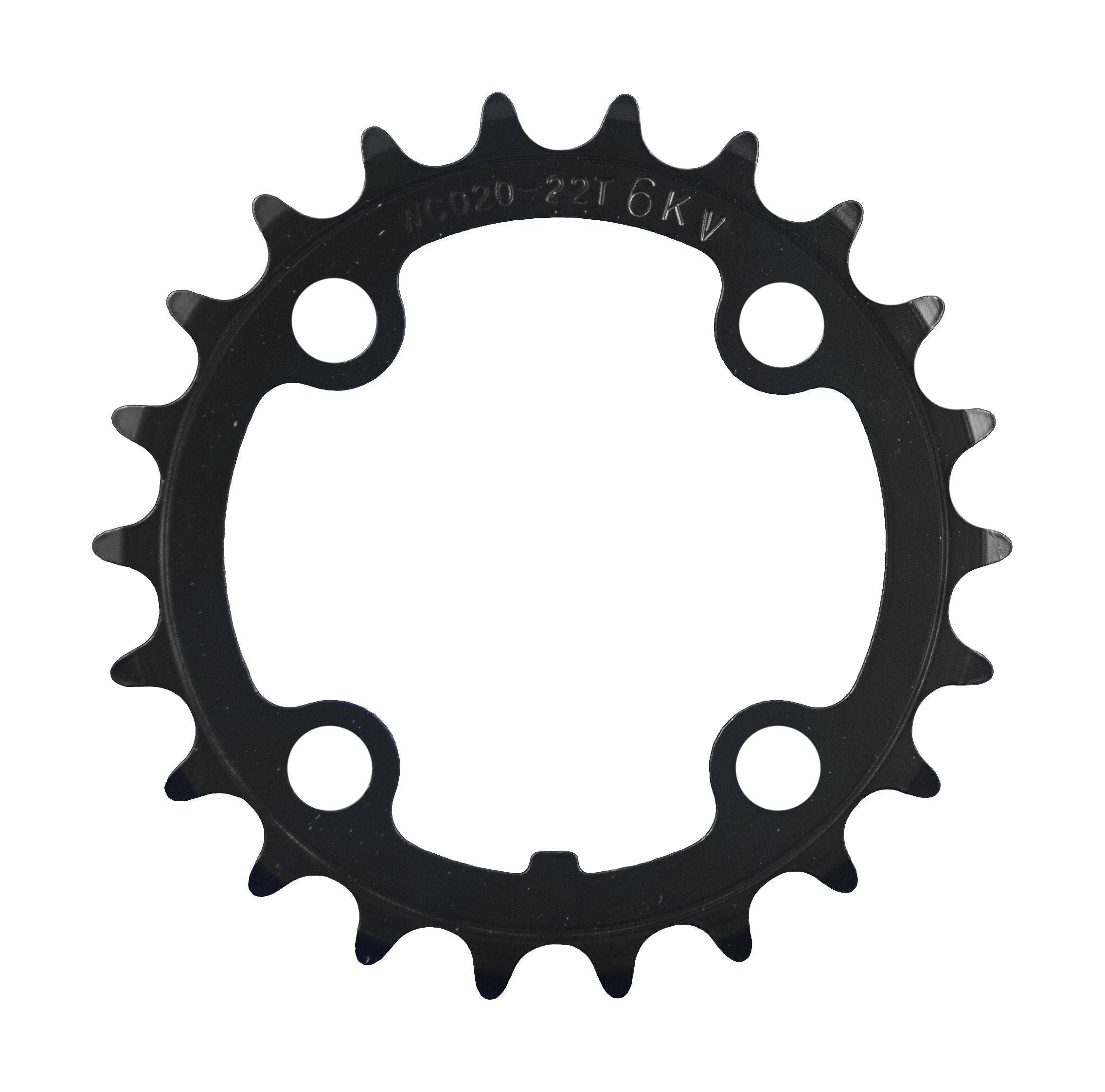 FSA Steel MTB chainring with 64BCD for 3x10 and 11-speed mountain bike systems, shown with mounting holes and teeth detail.