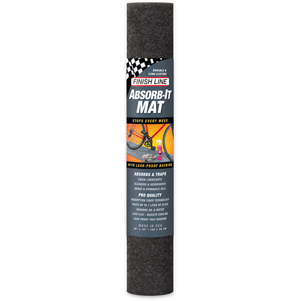 Finish Line Absorb-It Mat (Small Size 48 x 18) | Swinnerton Cycles