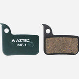 Aztec disc brake pads for Sram HRD Red 22 and Force 22 e-bike components, showing the brake pad set with detailed friction surfaces.